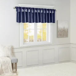Madison Park Natalie Twisted Tab Window Valance With Beads -Greenland Home Fashions Shop 3041874 ALT2