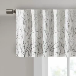 Madison Park Eliza Faux Silk Embroidered Window Valance -Greenland Home Fashions Shop 3041881 ALT