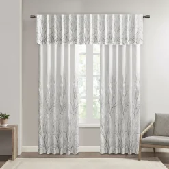 Madison Park Eliza Faux Silk Embroidered Window Valance -Greenland Home Fashions Shop 3041881 ALT4