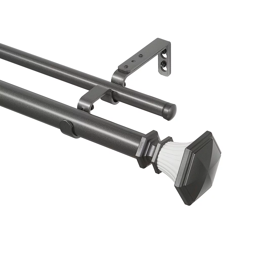 Achim Buono II Monet Decorative Double Curtain Rod 3 Achim Buono II Monet Decorative Double Curtain Rod