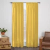 Portsmouth Home Pairs To Go 2-pack Cadenza Microfiber Window Curtain -Greenland Home Fashions Shop 3051200 Mimosa