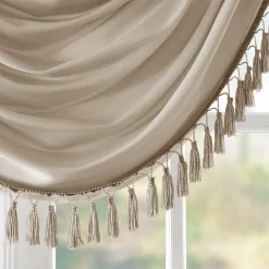 Madison Park Juline Waterfall Embellished Valance -Greenland Home Fashions Shop 3053265 ALT2