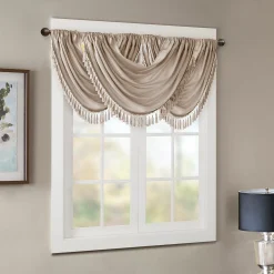 Madison Park Juline Waterfall Embellished Valance -Greenland Home Fashions Shop 3053265 ALT3