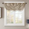 Madison Park Juline Waterfall Embellished Valance 2 Madison Park Juline Waterfall Embellished Valance -Greenland Home Fashions Shop 3053265 Champagne