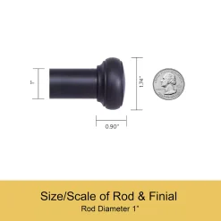 KENNEY MFG Kenney Weaver Indoor Outdoor Window Curtain Rod 12 KENNEY MFG Kenney Weaver Indoor Outdoor Window Curtain Rod -Greenland Home Fashions Shop 3084192 ALT4
