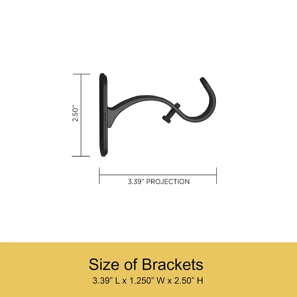 KENNEY MFG Kenney Weaver Indoor Outdoor Window Curtain Rod 8 KENNEY MFG Kenney Weaver Indoor Outdoor Window Curtain Rod - Image 6