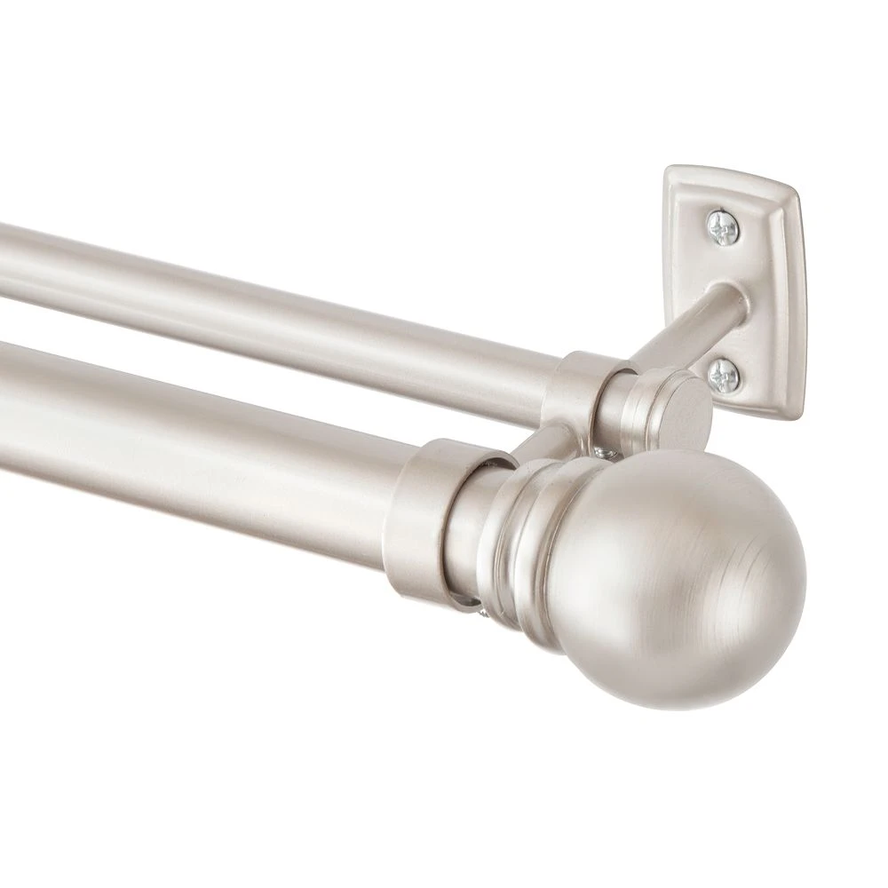 Kenney Hamlin Double Window Curtain Rod 3 Kenney Hamlin Double Window Curtain Rod