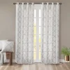Madison Park 1-Panel Westmont Fretwork Print Light Filtering Window Curtain 1 Madison Park 1-Panel Westmont Fretwork Print Light Filtering Window Curtain -Greenland Home Fashions Shop 3109521 Ivory