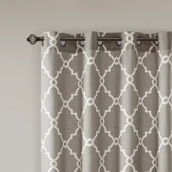 Madison Park Westmont Fretwork Print Window Valance -Greenland Home Fashions Shop 3109531 ALT