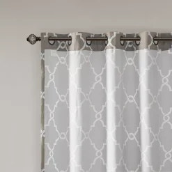 Madison Park Westmont Fretwork Print Window Valance -Greenland Home Fashions Shop 3109531 ALT2