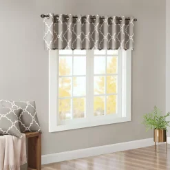 Madison Park Westmont Fretwork Print Window Valance -Greenland Home Fashions Shop 3109531 ALT4