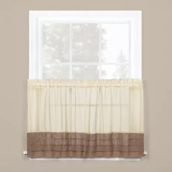 Saturday Knight, Ltd. Cielo Tier Kitchen Window Curtain Set