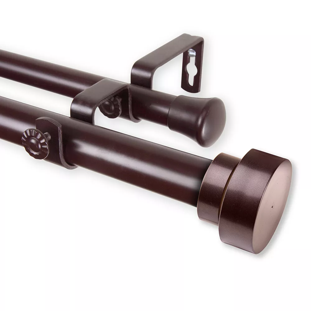 Rod Desyne Bonnet Double Window Curtain Rod 3 Rod Desyne Bonnet Double Window Curtain Rod