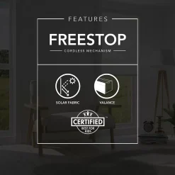 Chicology Cordless Solar White Roller Shade 48X72 -Greenland Home Fashions Shop 3212988 ALT4