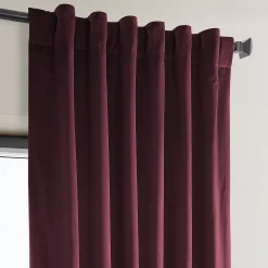 EFF 1-Panel Heritage Plush Velvet Curtain -Greenland Home Fashions Shop 3222347 ALT2