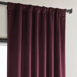 EFF 1-Panel Heritage Plush Velvet Curtain -Greenland Home Fashions Shop 3222347 ALT3