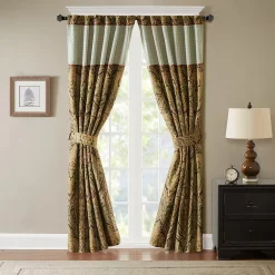 Hampton Hill 1-Panel Canovia Springs Light Filtering Window Curtain -Greenland Home Fashions Shop 3237072 ALT