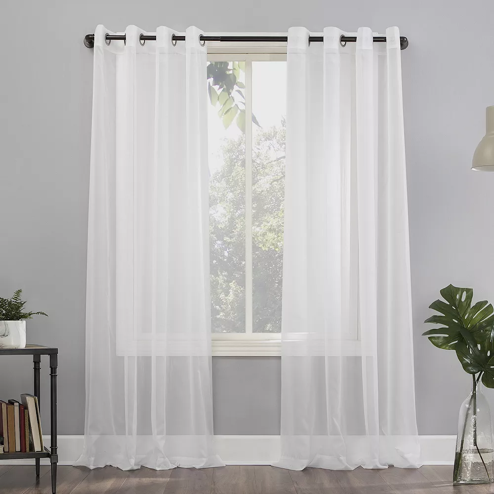 No. 918 1-Panel Emily Sheer Voile Grommet Window Curtain 3 No. 918 1-Panel Emily Sheer Voile Grommet Window Curtain