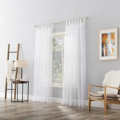 No. 918 1-Panel Emily Sheer Voile Tab Top Window Curtain -Greenland Home Fashions Shop 3265666 ALT4