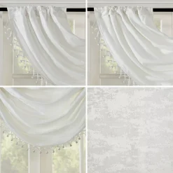 SunSmart Odessa Embellished Trim Jacquard Valance -Greenland Home Fashions Shop 3269674 ALT
