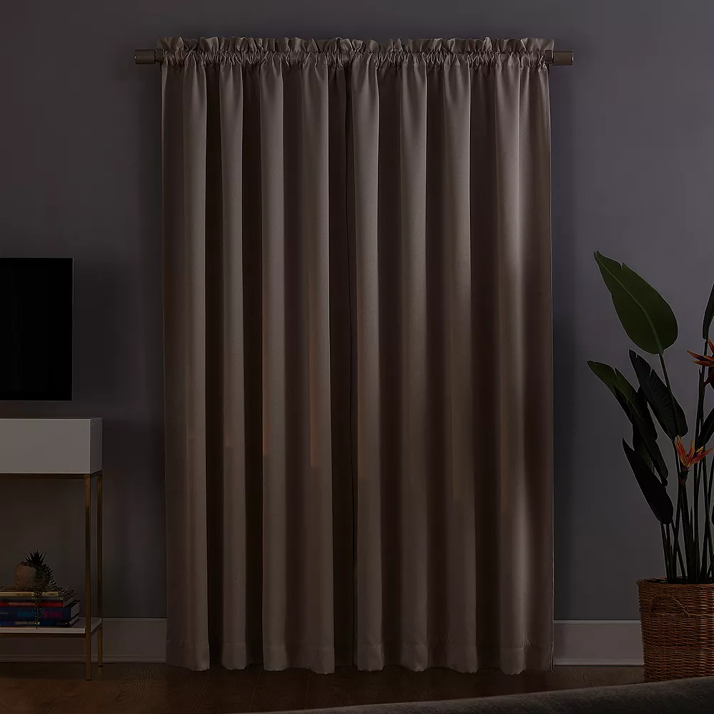 Sun Zero Oslo Theater Grade Extreme 100% Blackout Rod Pocket Curtain Panel 7 Sun Zero Oslo Theater Grade Extreme 100% Blackout Rod Pocket Curtain Panel - Image 5