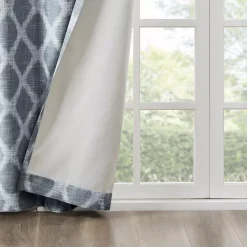 SunSmart Blackout 1-Panel Kagen Printed Ikat Curtain -Greenland Home Fashions Shop 3301984 ALT3