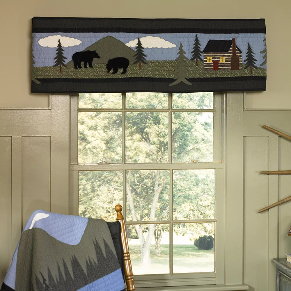 Donna Sharp Bear Lake Window Valance 3 Donna Sharp Bear Lake Window Valance