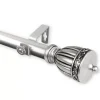 Rod Desyne Debussy Curtain Rod 2 Rod Desyne Debussy Curtain Rod -Greenland Home Fashions Shop 3368838 Satin Nickel