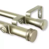 Rod Desyne Bun Double Curtain Rod -Greenland Home Fashions Shop 3368863 Light Gold