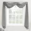 No. 918 Emily Sheer Voile Curtain Scarf -Greenland Home Fashions Shop 3381751 Charcoal