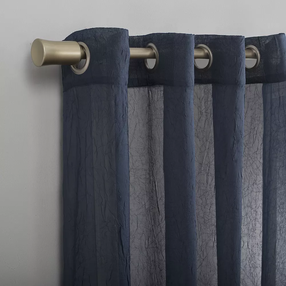 No. 918 Erica Crushed Sheer Voile Window Curtain 4 No. 918 Erica Crushed Sheer Voile Window Curtain - Image 2