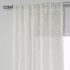 EFF Marseille Shell Patterned Sheer Curtain -Greenland Home Fashions Shop 3402336 ALT4