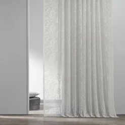EFF Paris Scroll Patterned Sheer Curtain -Greenland Home Fashions Shop 3402350 ALT2