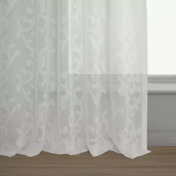 EFF Paris Scroll Patterned Sheer Curtain -Greenland Home Fashions Shop 3402350 ALT5