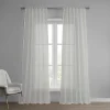 EFF Bordeaux Striped Sheer Curtain -Greenland Home Fashions Shop 3402352