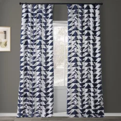 EFF Triad Printed Cotton Twill Curtain