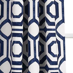Lush Décor Lush Decor 2-pack Octagon Blocks Room Darkening Window Curtains - 52" X 84" 9 Lush Décor Lush Decor 2-pack Octagon Blocks Room Darkening Window Curtains - 52" X 84" -Greenland Home Fashions Shop 3414252 ALT2