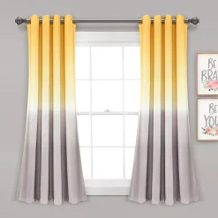Lush Décor Lush Decor 2-pack Umbre Fiesta Room Darkening Window Curtains - 52" X 84" -Greenland Home Fashions Shop 3414263 ALT5