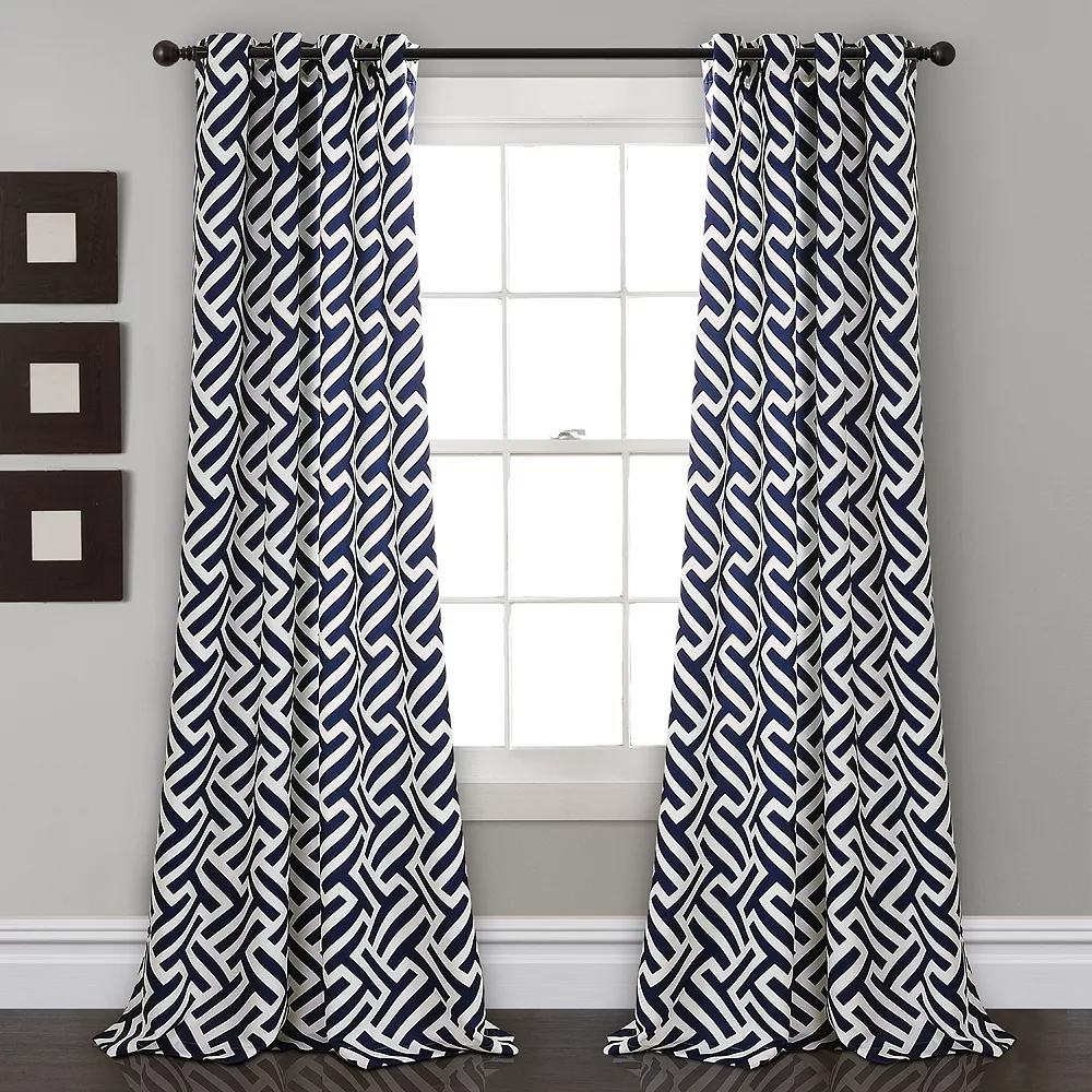 Lush Décor Lush Decor 2-pack Giovana Room Darkening Window Curtains - 52" X 84" 3 Lush Décor Lush Decor 2-pack Giovana Room Darkening Window Curtains - 52" X 84"
