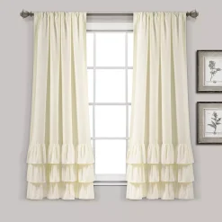 Lush Décor Lush Decor 2-pack Allison Ruffle Window Curtains 13 Lush Décor Lush Decor 2-pack Allison Ruffle Window Curtains -Greenland Home Fashions Shop 3414270 ALT5