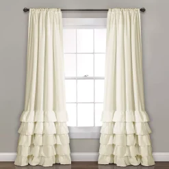 Lush Décor Lush Decor 2-pack Allison Ruffle Window Curtains