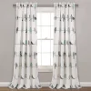 Lush Décor Lush Decor 2-pack Rowley Birds Room Darkening Window Curtain 2 Lush Décor Lush Decor 2-pack Rowley Birds Room Darkening Window Curtain -Greenland Home Fashions Shop 3420144 Blue
