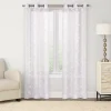Sonoma Goods For Life® 2-pack Leaf Embroidered Window Curtain -Greenland Home Fashions Shop 3428910 White