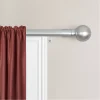 Maytex Smart Rods Easy Install Cafe Window Curtain Rod -Greenland Home Fashions Shop 3437529 Brushed Nickel
