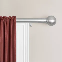 Maytex Smart Rods Easy Install Cafe Window Curtain Rod