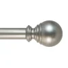 Decopolitan Ball Drapery Rod - 30''-84'' -Greenland Home Fashions Shop 3439362 Silver
