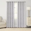 Sonoma Goods For Life® 2-pack Jacquard Woven Leaf Blackout Curtain -Greenland Home Fashions Shop 3444192 Gray