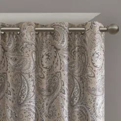 SunSmart Dahlia Paisley Printed 100% Blackout Window Curtain -Greenland Home Fashions Shop 3476416 ALT