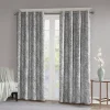 SunSmart Dahlia Paisley Printed 100% Blackout Window Curtain -Greenland Home Fashions Shop 3476416 Gray