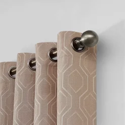 Sonoma Goods For Life® Ultimate Performance Woven Geo 2-pack 100% Blackout Curtain -Greenland Home Fashions Shop 3498942 ALT4